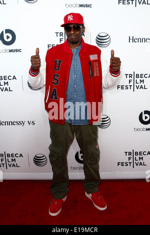 Pete Rock assiste à la première mondiale de 'Temps' à l'Illmatic est 2014 Tribeca Film Festival Soirée d'ouverture. Banque D'Images