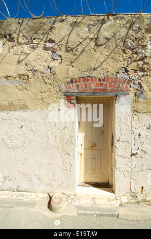 Cour d'exercice porte Prison de Fremantle, Australie occidentale. Banque D'Images