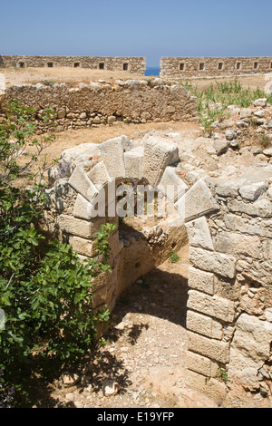 La Fortezza à Rethymno, Crète Banque D'Images