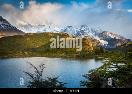 Capri Laguna Lake près d'El Chaltén dans la partie argentine de la patagonie Banque D'Images