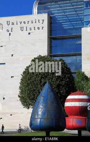 Royaume-uni, Irlande du Nord, Belfast, Université de l'Ulster, Banque D'Images