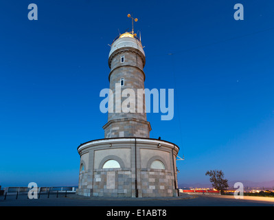 Phare de Cape Maire à Santander, Espagne Banque D'Images