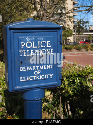 Appel téléphonique de la police fort San Francisco Banque D'Images