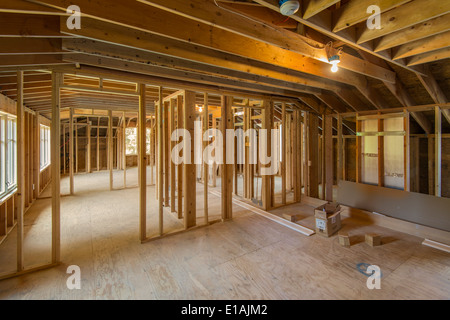 Nouvelle Construction, Home Intérieur Banque D'Images