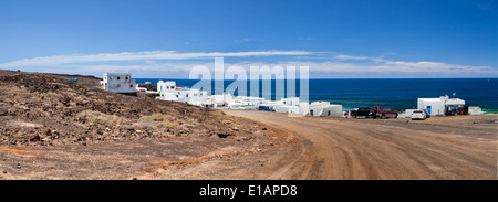 Panorama de l'île de Lanzarote Banque D'Images