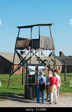 L'Europe, la Pologne, la Silésie, Oswiecim, à Auschwitz-Birkenau, Camp allemand nazi de concentration et d'Extermination Camp, l'Unesco Banque D'Images