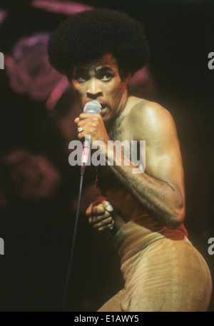 BONEY M Euro groupe vocal pop avec Bobby Farrell sur 1980 Banque D'Images