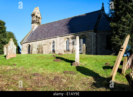 Église et cimetière Cropton Banque D'Images