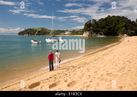 Plage de Kaiteriteri Banque D'Images