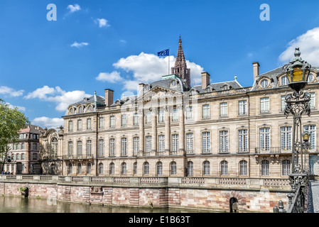 Le Palais des Rohan à Strasbourg. La France. L'Europe. Banque D'Images