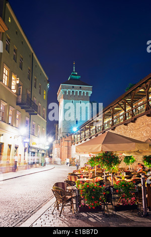 L'Europe, Pologne, Cracovie, Malopolska, mur de la ville, site de l'Unesco Banque D'Images