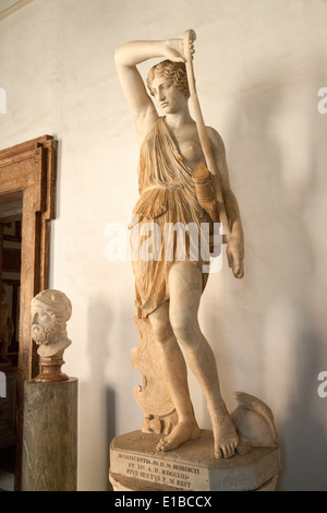 Statue de l'Amazone blessée, Musei Capitolini ( Musées du Capitole ) , Rome Italie Europe Banque D'Images