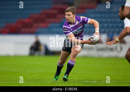 Huddersfield, UK. 29 mai, 2014. George Williams en action lors de la Super League match entre Huddersfield Giants et Wigan Warriors au John Smiths Stadium. Credit : Action Plus Sport/Alamy Live News Banque D'Images