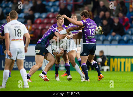 Huddersfield, UK. 29 mai, 2014. Luke Robinson en action lors de la Super League match entre Huddersfield Giants et Wigan Warriors au John Smiths Stadium. Credit : Action Plus Sport/Alamy Live News Banque D'Images