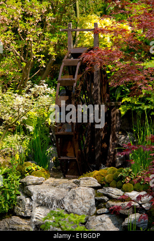 Le Togenkyo-un paradis sur terre Jardin gagnant du meilleur jardin artisan au Chelsea Flower Show 2014, Londres, Royaume-Uni Banque D'Images