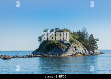 Whyte Island, parc Whytecliff, West Vancouver, British Columbia, Canada Banque D'Images