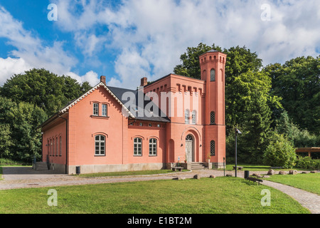 La Granitzhaus est un ancien de la foresterie et guest house, Ruegen Island, Mecklembourg-Poméranie-Occidentale, Allemagne, Europe Banque D'Images