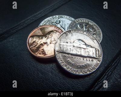 US Coins collection Banque D'Images