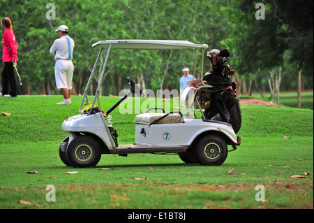 voiture de golf Banque D'Images