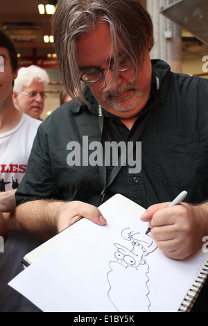 Matt Groening, pendant le Festival du Film d'animation, 'Festival du Film d'Animation', Annecy, Haute-Savoie, Rhône-Alpes, France. Banque D'Images