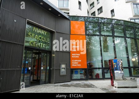 Mary Seacole Centre, Bibliothèque, Clapham 89 Clapham High Street, London SW4. UK. Banque D'Images