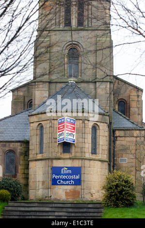 Église redondante à vendre ou à laisser dans Preston, Lancashire Banque D'Images