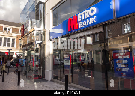 Direction générale de la Banque Métro à Kingston upon Thames, Surrey, UK Banque D'Images