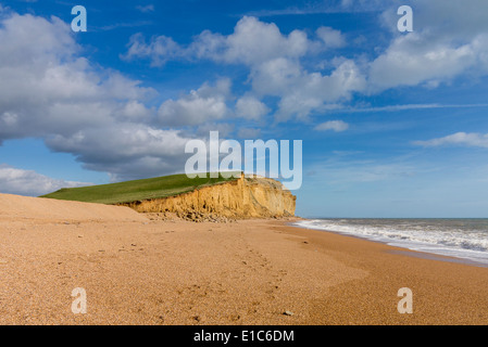 Falaises de la côte jurassique, West Bay, Dorset, England, UK Banque D'Images