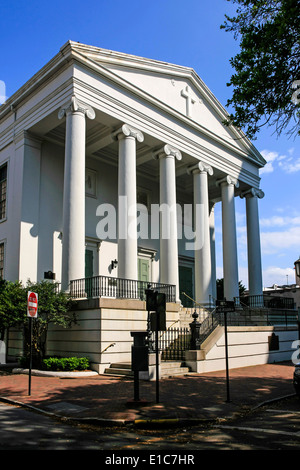 Dans le centre-ville de Savannah GA Banque D'Images