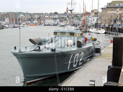 Motor Torpedo Boat, MTB-102, World War 2 Motor Torpedo Boat Banque D'Images