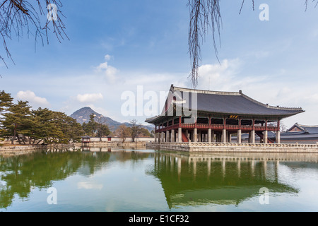 Gyeongbokgung Palace à Séoul , Corée du Sud Banque D'Images