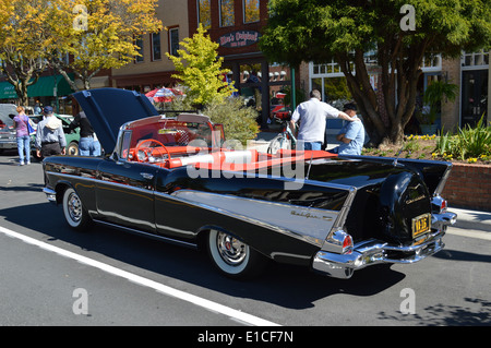 1957 Chevrolet Bel Air convertible. Banque D'Images