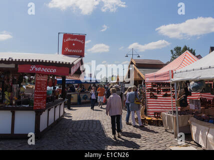 Flensburg, Allemagne. 30 mai 2014. Impressions de la première journée de la Régate 2014 Rhum Flensburg, prises à Flensburg, Schleswig-Holstein, Allemagne du Nord Crédit : Björn Deutschmann/Alamy Live News Banque D'Images