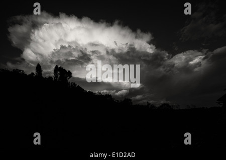Ciel orageux sur le nord de l'Arizona Banque D'Images