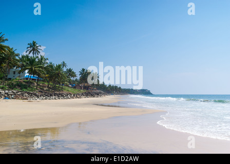 Plages indiennes incroyable, Varkala. Kerala, Inde Banque D'Images