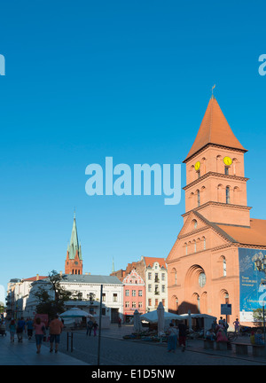 L'Europe, Pologne, Gdansk et occidentale, Torun, l'Unesco Vieille Ville médiévale, l'église catholique Banque D'Images