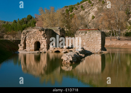 Ancien moulin à eau, l'arabe, Jauja, Cordoba-province, région d'Andalousie, Espagne, Europe Banque D'Images