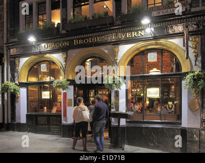 Royaume-uni, Ecosse, Edimbourg, Deacon Brodie's Tavern, Banque D'Images