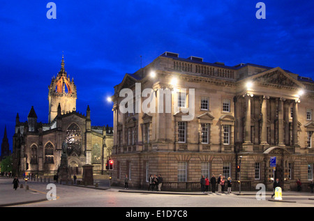 Royaume-uni, Ecosse, Edimbourg, St Giles' Cathedral, Lothian Chambers, , Banque D'Images