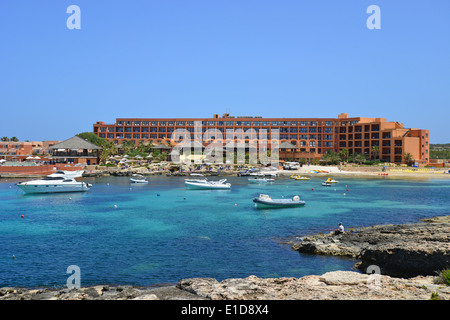 Ramla Bay Resort Hotel, Ramla Bay, Mellieha, Malte Majjistral Northern District, Région, République de Malte Banque D'Images