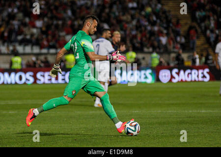 Lisbonne, Porrtugal. 31 mai, 2014. Portugal gardien Beto (22) pendant un match amical préparatoire pour la Coupe du Monde au stade National à Lisbonne, Portugal, le samedi, 31 mai, 2014. Credit : Leonardo Mota/Alamy Live News Banque D'Images