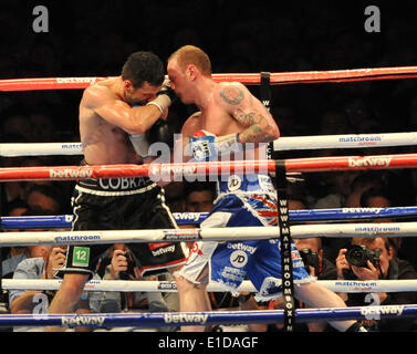 Le stade de Wembley, Londres, Royaume-Uni. 31 mai, 2014. WBA et IBF Super Championnat du Monde Poids moyens Carl Ligue contre George Groves Credit : Action Plus Sport/Alamy Live News Banque D'Images