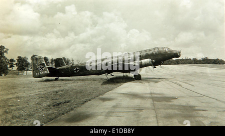 Le Junkers Ju.290 était un avion allemand de transport et de reconnaissance à long rayon d'action développé pendant la IIe Guerre mondiale. Il a été principalement utilisé par la Luftwaffe pour des missions de fret et de reconnaissance. Banque D'Images