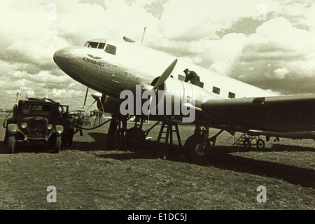 Lisunov, Li-2, DC-3 Durée du contrat Banque D'Images