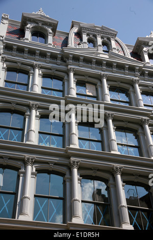 USA, New York, Greene Street, Soho. Architecture à New York Banque D'Images