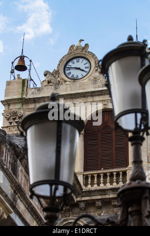 Palazzo Tezzano à Catane, Italie Banque D'Images