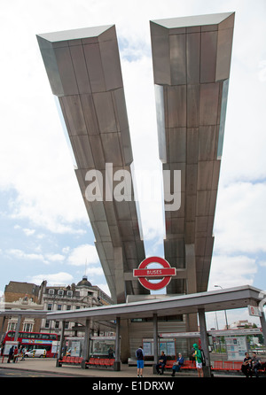 La gare routière de Vauxhall, Londres du sud, est connue comme le "ki" par les habitants de pente Banque D'Images