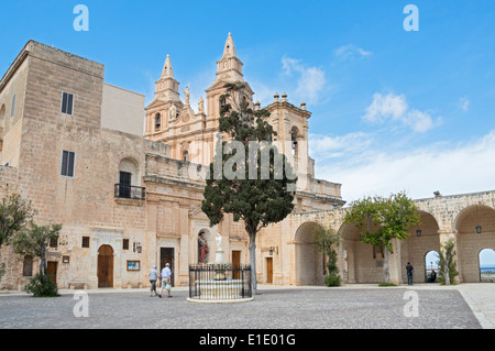 Mellieha, Malte, paroisse, église, Nativité, Notre Dame de , Vierge Marie, l'Europe. Banque D'Images