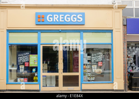 Boutique de Greggs Banque D'Images