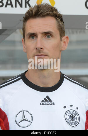 Moenchengladbach, Allemagne. 01 Juin, 2014. L'Allemagne avant la Miroslav Klose football match amical entre l'Allemagne et le Cameroun au Borussia Park Stadium à Moenchengladbach, Allemagne, 01 juin 2014. Photo : Bernd Thissen/dpa/Alamy Live News Banque D'Images